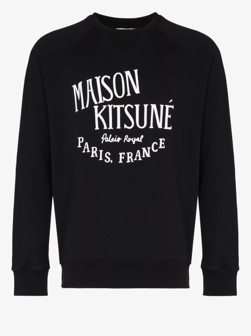 Black Palais Royal Cotton Sweatshirt