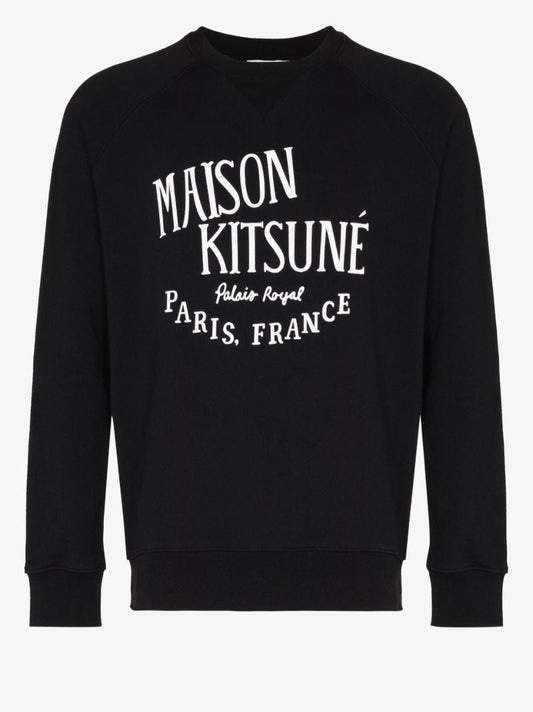 Black Palais Royal Cotton Sweatshirt