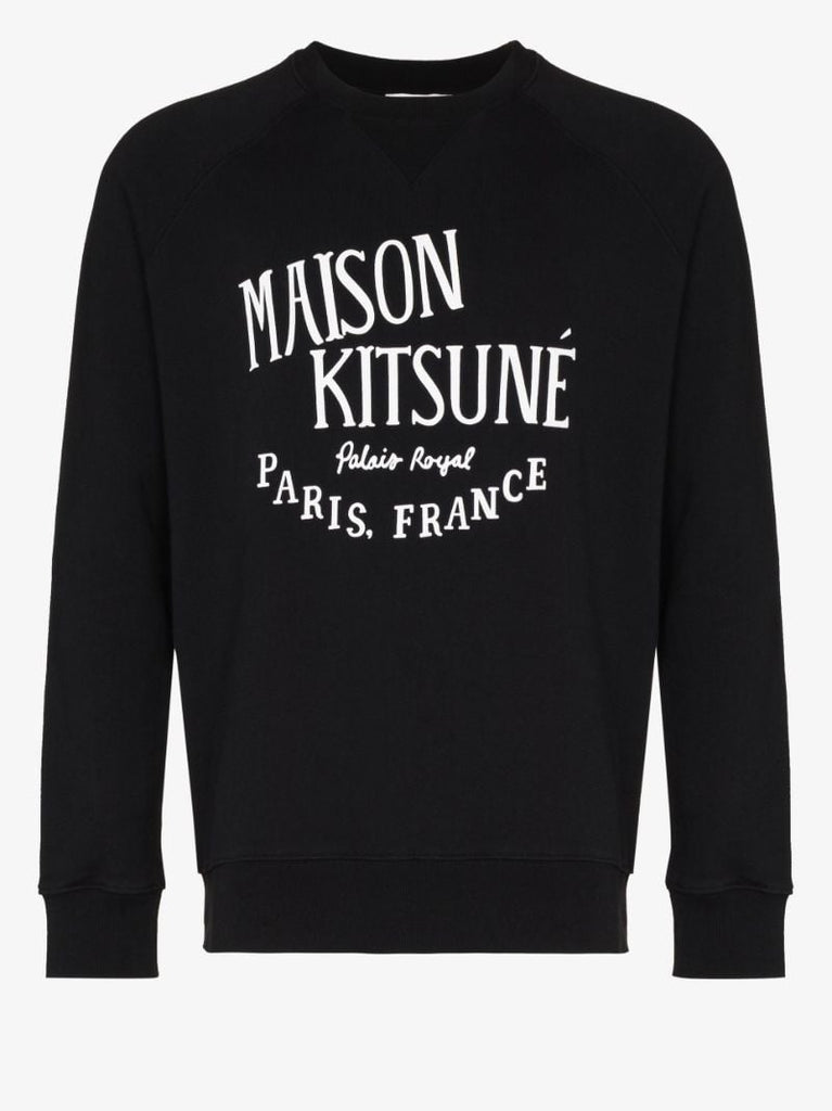 Black Palais Royal Cotton Sweatshirt