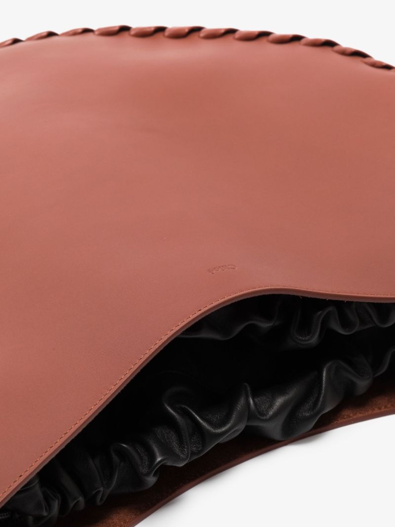 Brown Mate Large Leather Shoulder Bag
