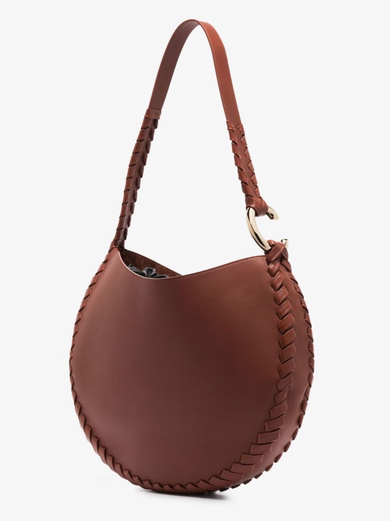 Brown Mate Large Leather Shoulder Bag