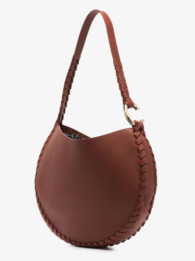 Brown Mate Large Leather Shoulder Bag