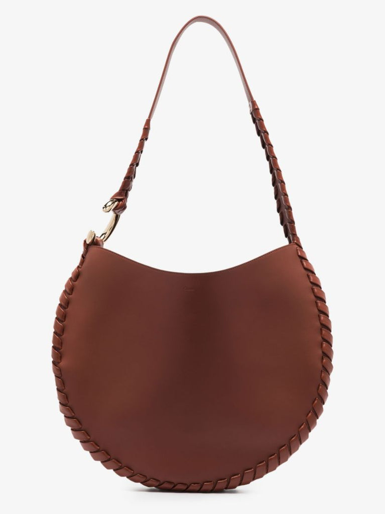 Brown Mate Large Leather Shoulder Bag