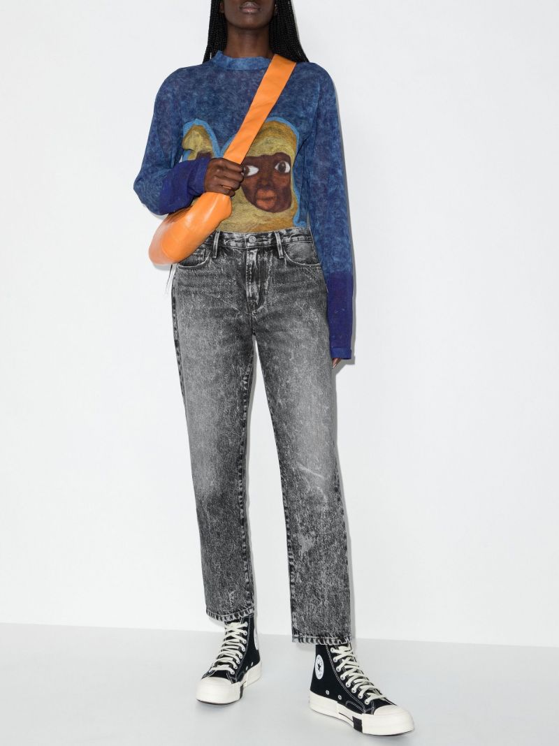 Grey Le Noveau Straight-leg Jeans