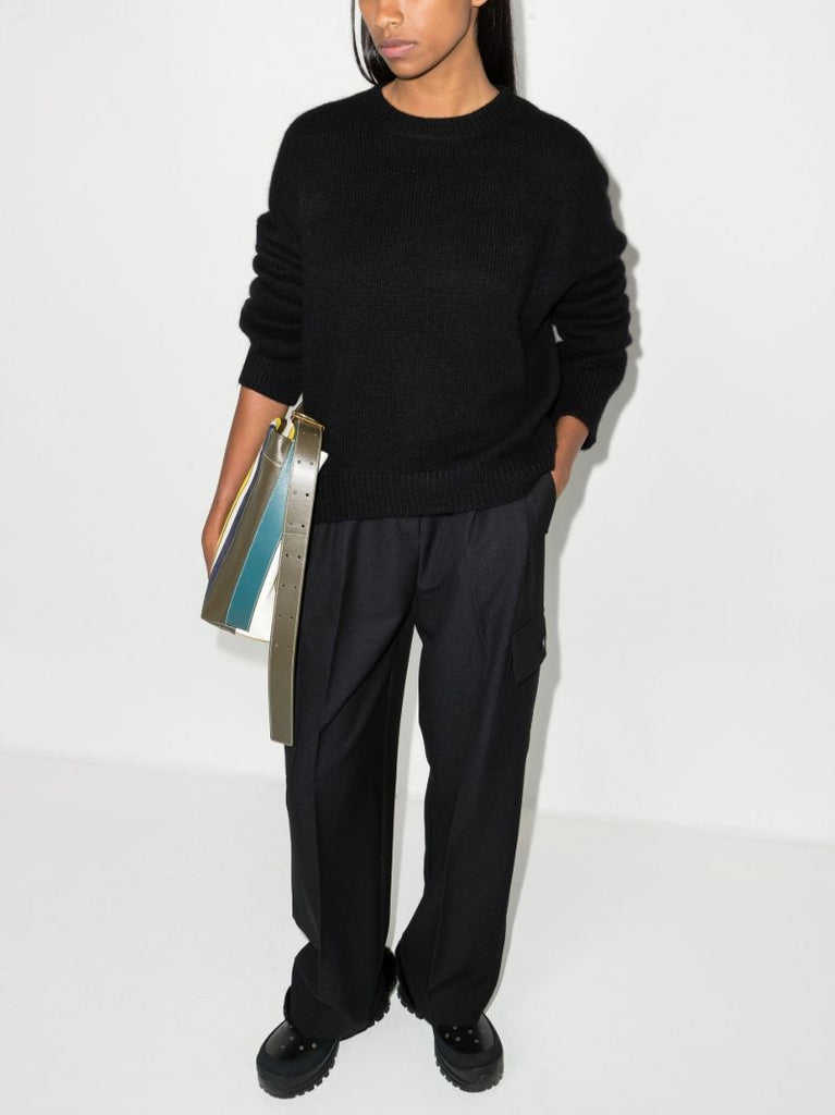 Black the Ivy Cashmere Knitted Sweater
