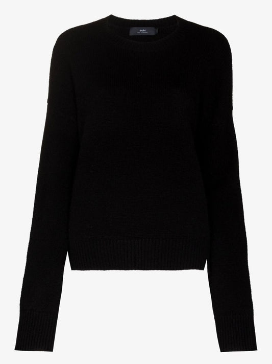 Black the Ivy Cashmere Knitted Sweater