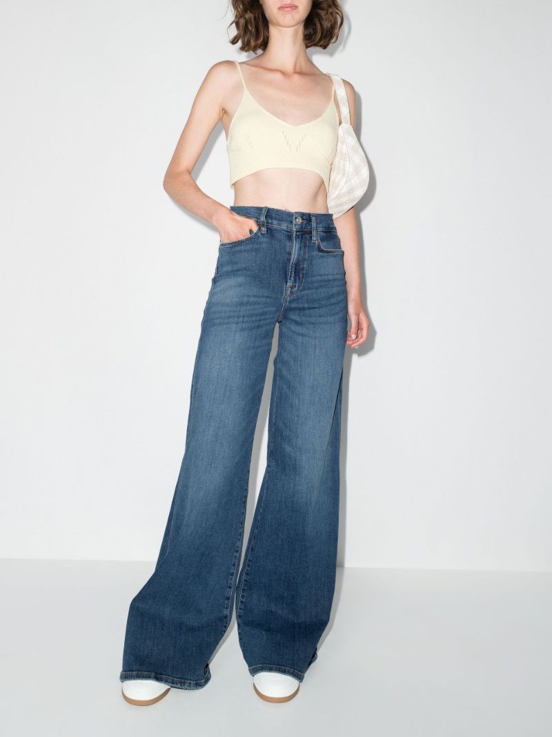 Blue Le Palazzo Flared Jeans