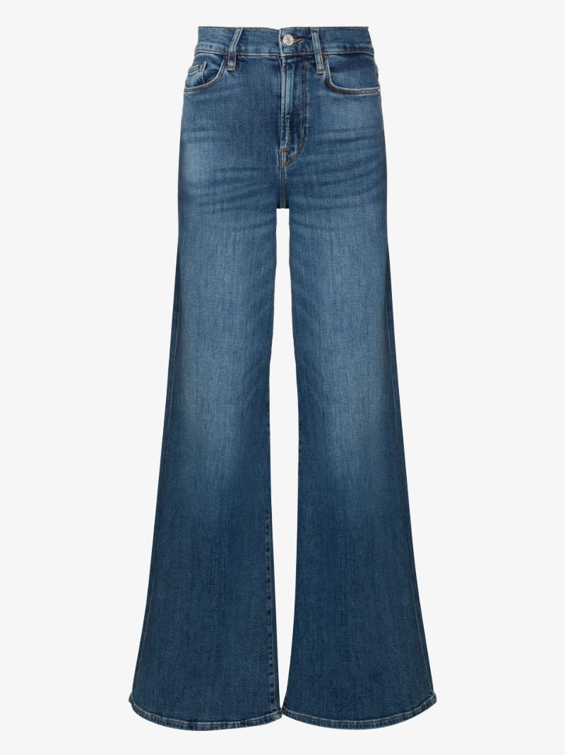 Blue Le Palazzo Flared Jeans