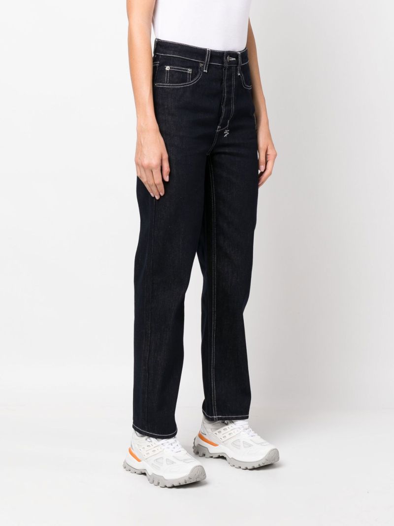 Blue Brooklyn Straight Leg Jeans