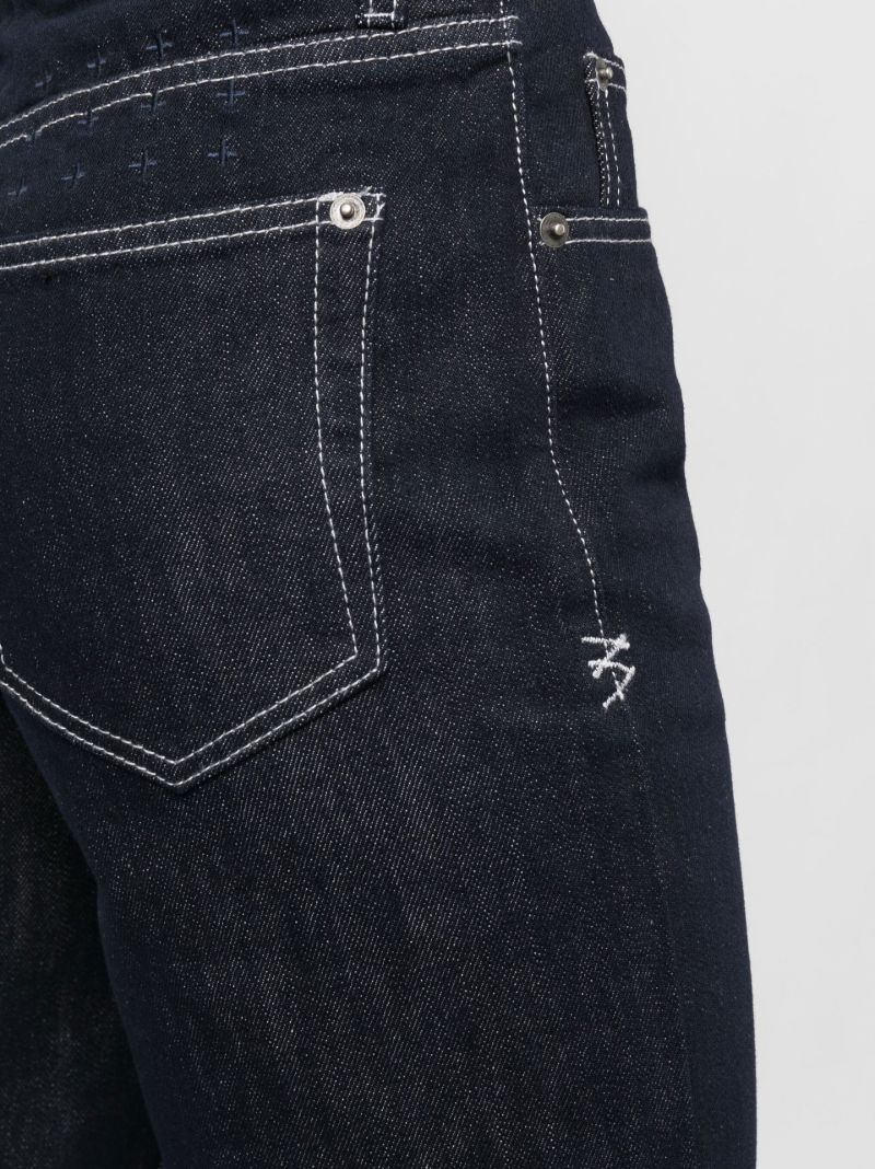 Blue Brooklyn Straight Leg Jeans