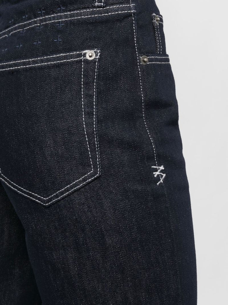 Blue Brooklyn Straight Leg Jeans
