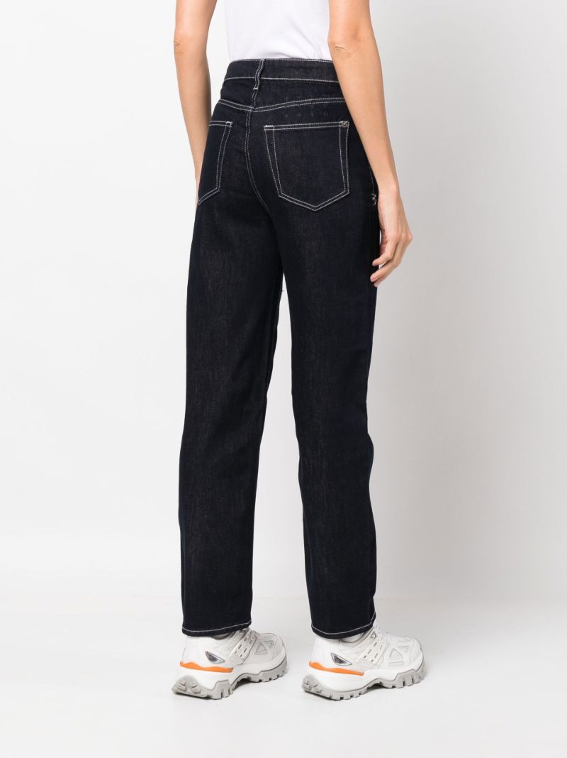Blue Brooklyn Straight Leg Jeans