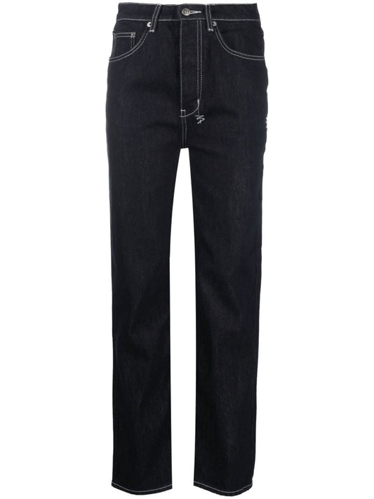 Blue Brooklyn Straight Leg Jeans