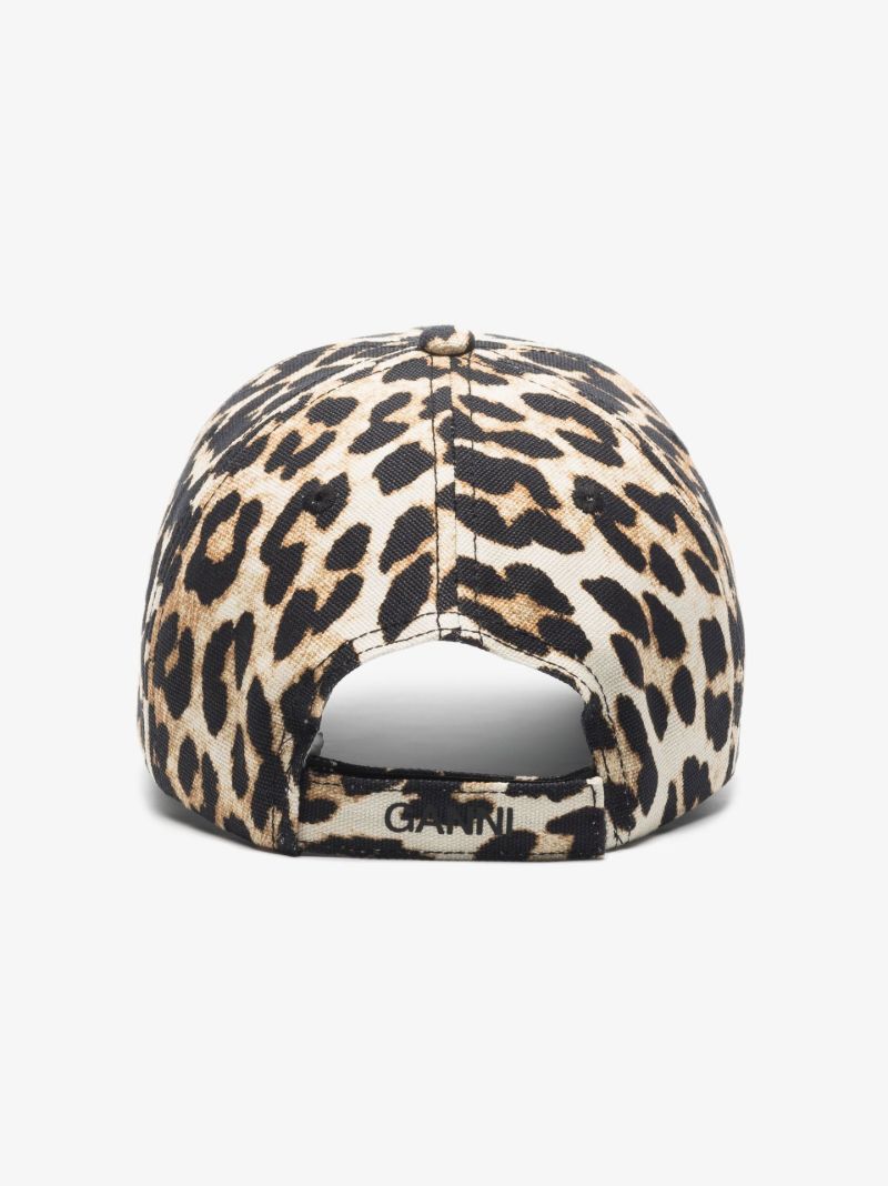 Neutral Leopard Print Baseball Cap