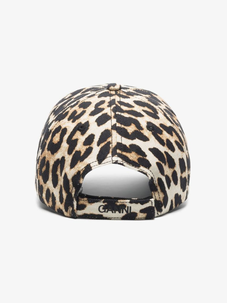 Neutral Leopard Print Baseball Cap