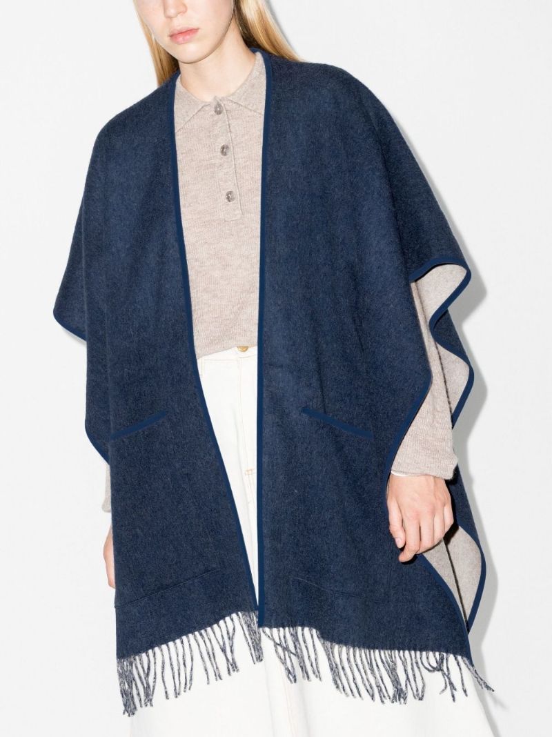 Blue 1927 Cashmere Cape