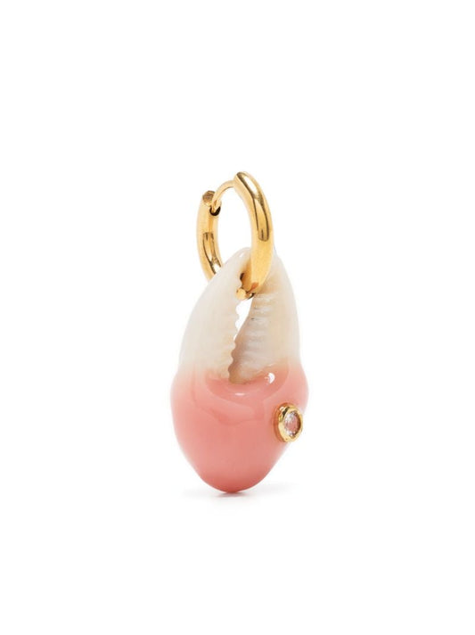 Gold-tone Frances Cowrie-shell Earring