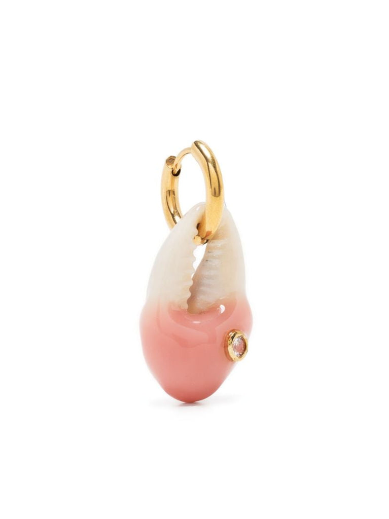 Gold-tone Frances Cowrie-shell Earring