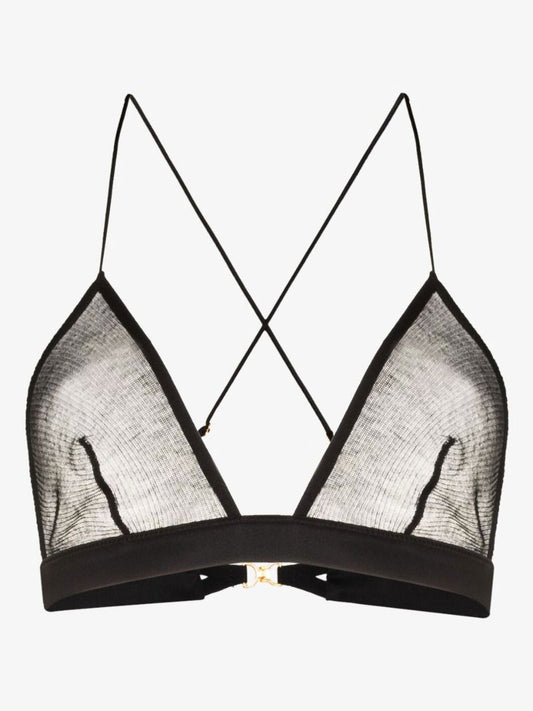 Black Ribbed Intime Soft Bra