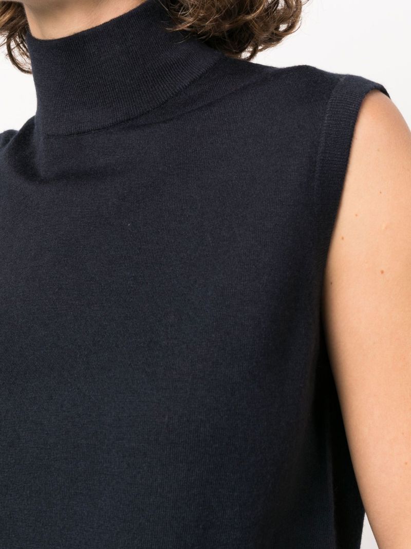 Blue Cynthia Cashmere Sweater Vest