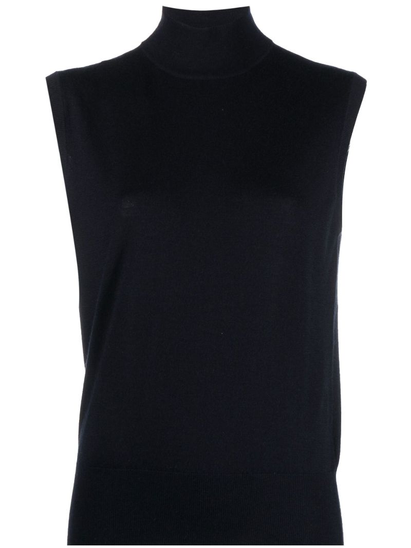 Blue Cynthia Cashmere Sweater Vest