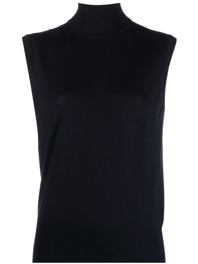 Blue Cynthia Cashmere Sweater Vest