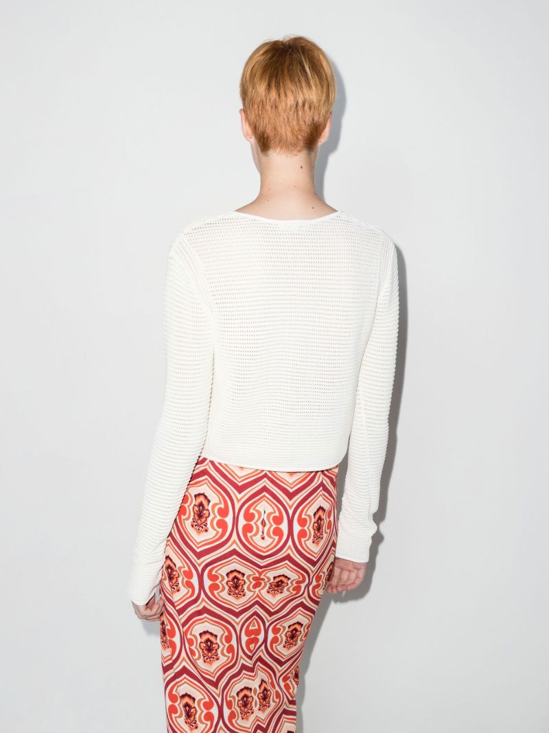 Ryn Cropped Crochet Cardigan