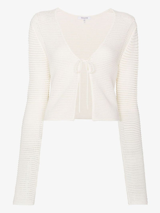 Ryn Cropped Crochet Cardigan