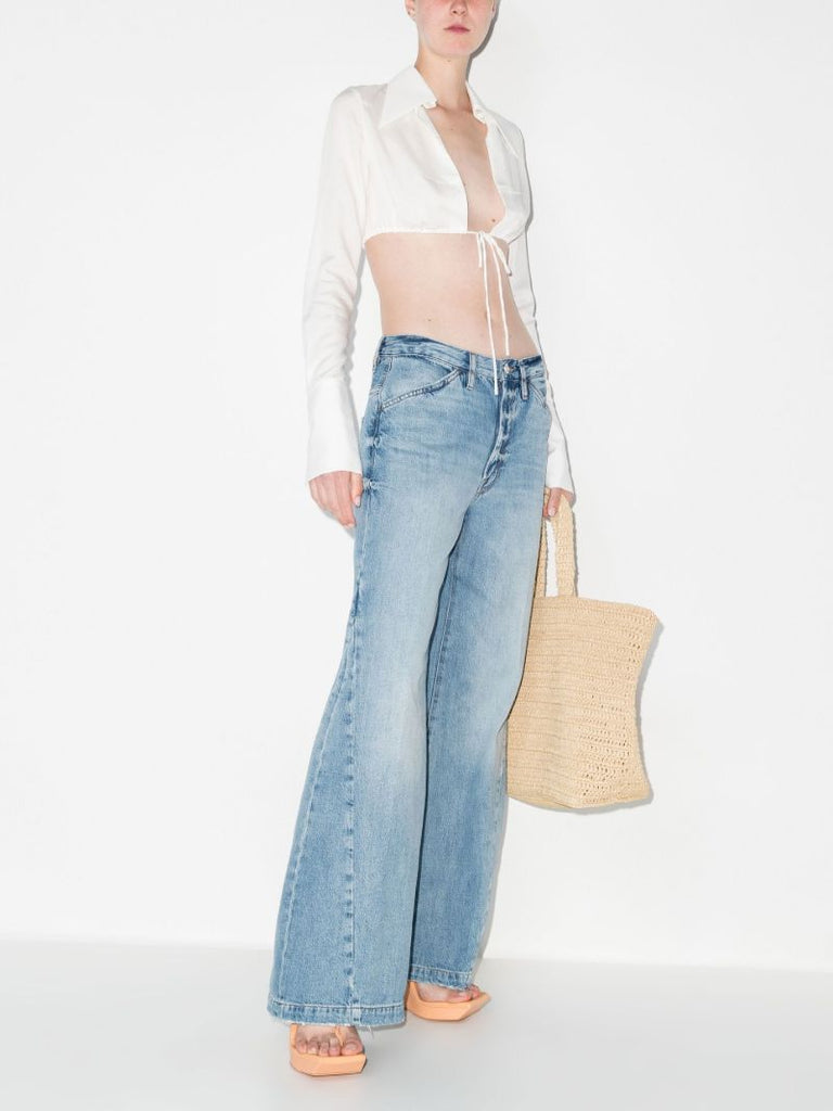 Le Baggy Palazzo Wide Leg Jeans