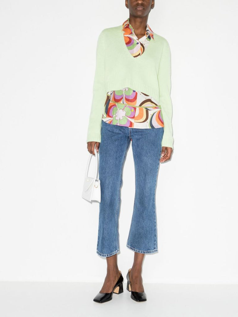 Blue Betzy Cropped Jeans