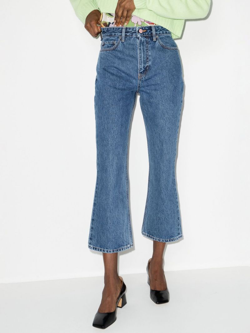 Blue Betzy Cropped Jeans