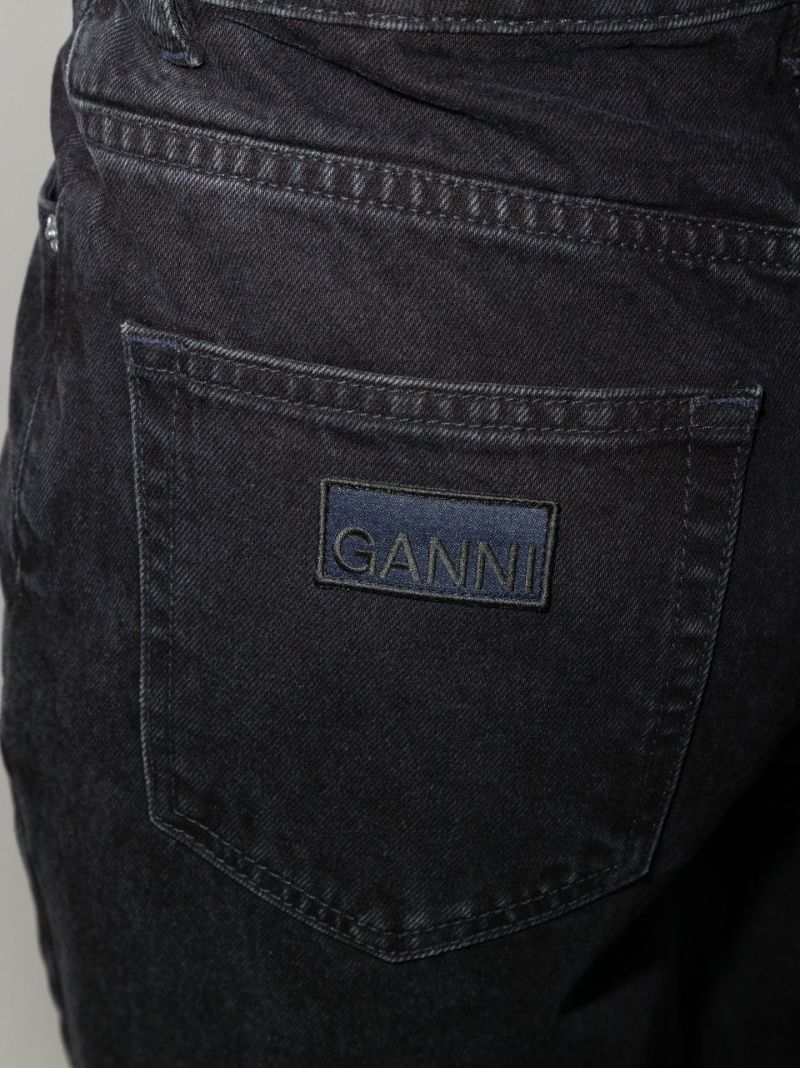 Black Magny Wide-leg Jeans