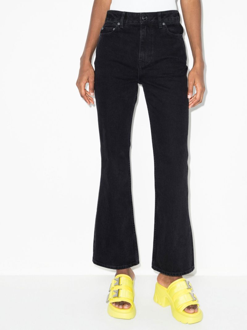 Black Betzy Bootcut Jeans