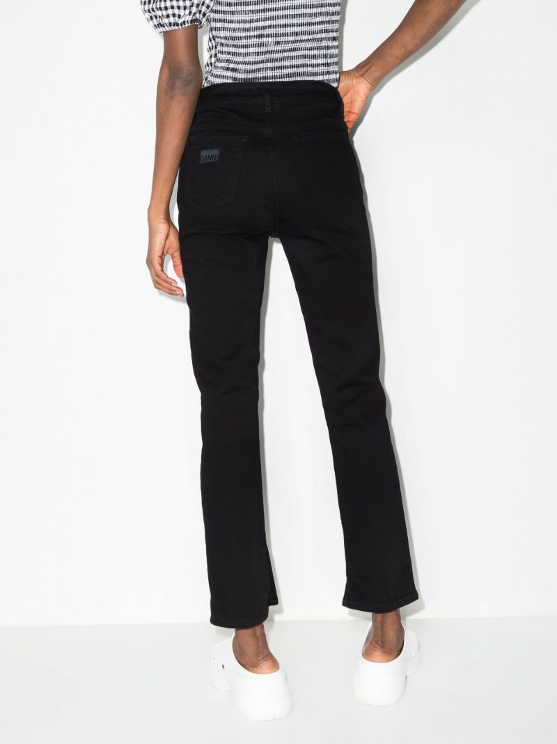 Black Beksi Straight-leg Jeans