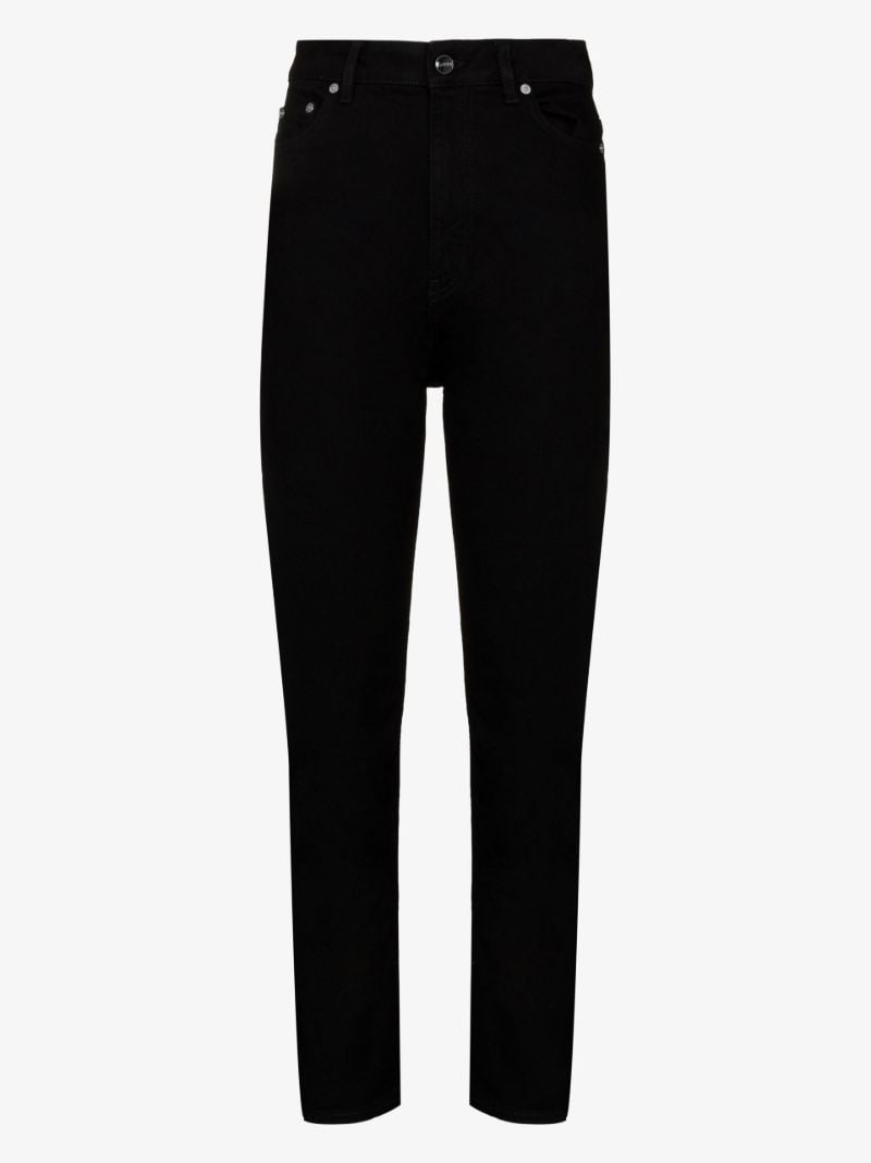 Black Cutye Organic Cotton Cropped Jeans