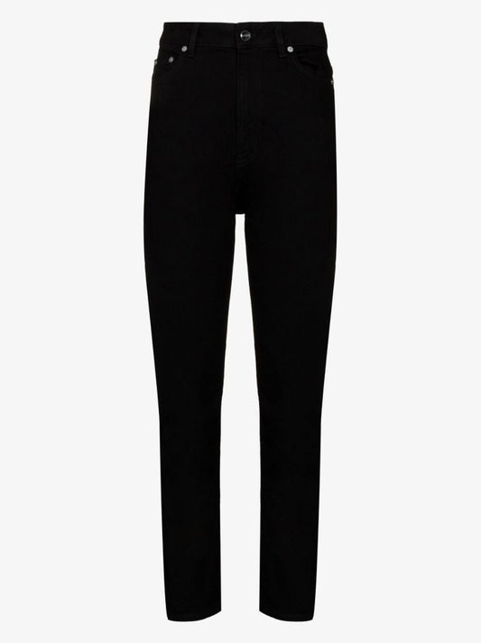 Black Cutye Organic Cotton Cropped Jeans