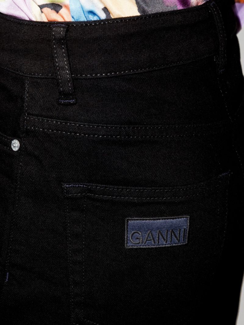 Black Cutye Organic Cotton Cropped Jeans