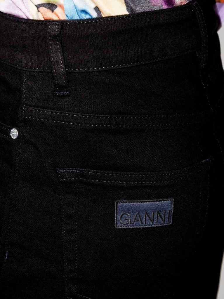 Black Cutye Organic Cotton Cropped Jeans