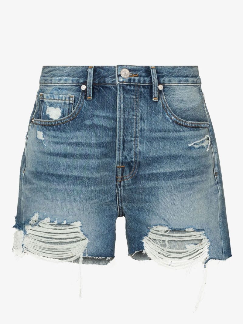 High Waist Denim Shorts