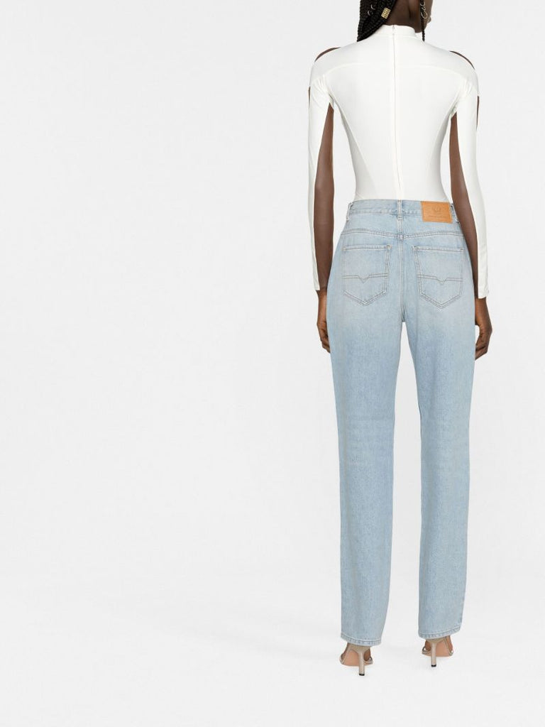 White Illusion Two-tone Bodysuit