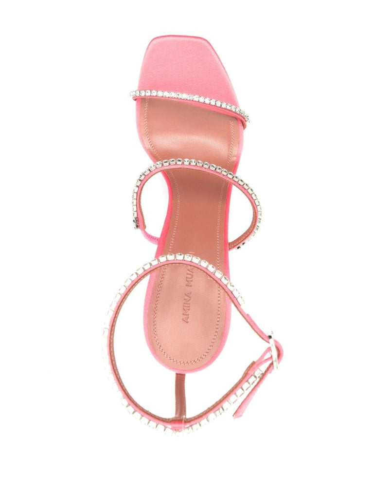 Pink Gilda 95 Crystal Sandals
