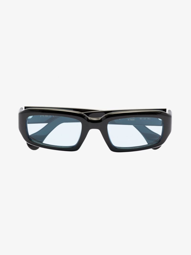 Black Mektoub Rectangular Sunglasses