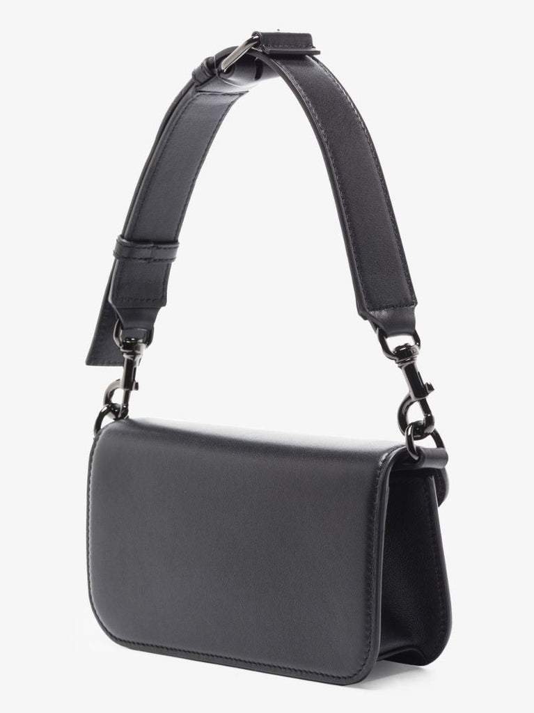 Black LocÃ_x0083_Â² Mini Leather Shoulder Bag