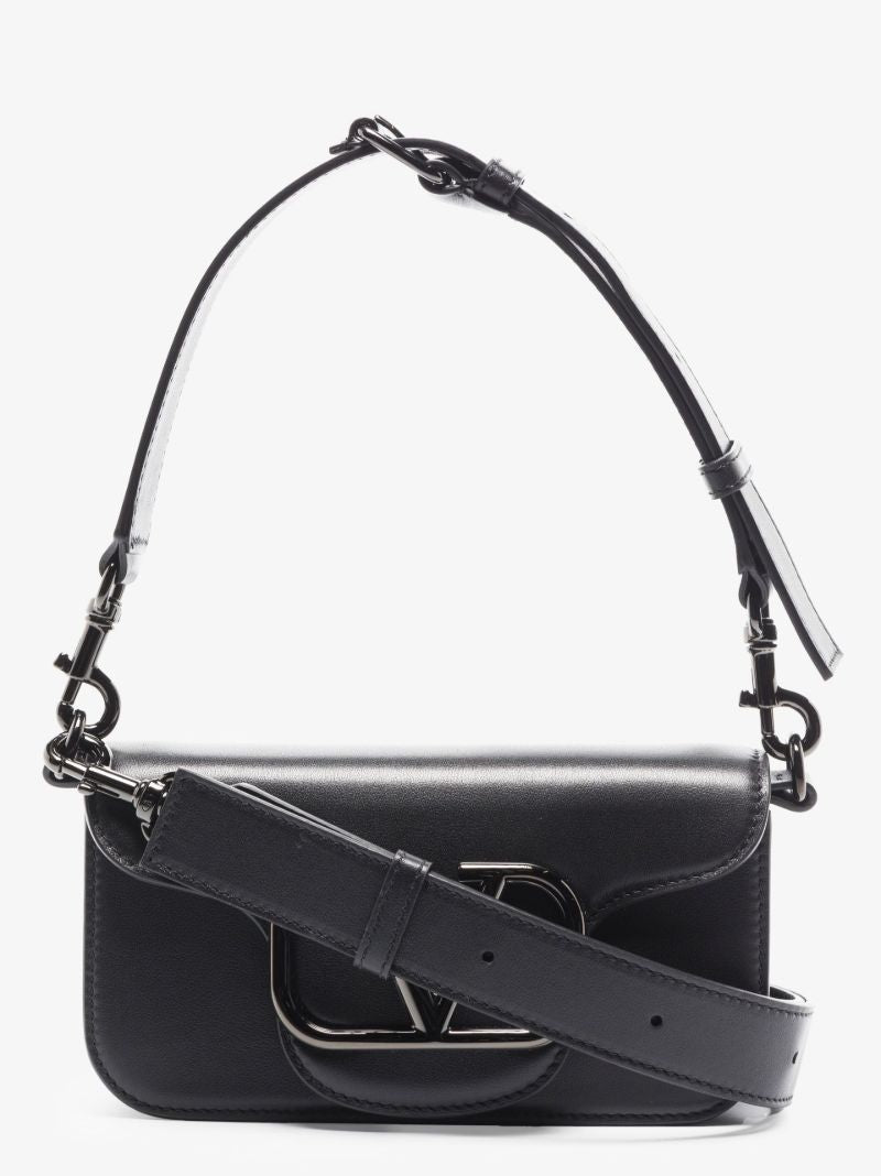 Black LocÃ_x0083_Â² Mini Leather Shoulder Bag