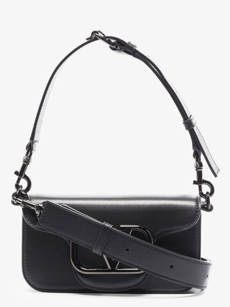 Black LocÃ_x0083_Â² Mini Leather Shoulder Bag