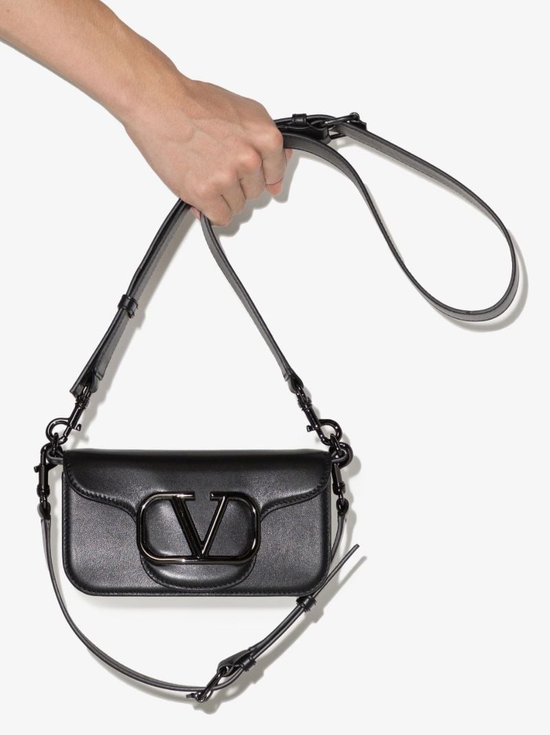 Black LocÃ_x0083_Â² Mini Leather Shoulder Bag
