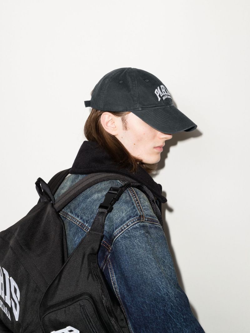 Black Cities Paris Cotton Baseball Cap