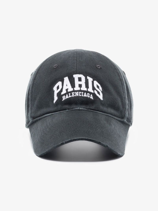 Black Cities Paris Cotton Baseball Cap