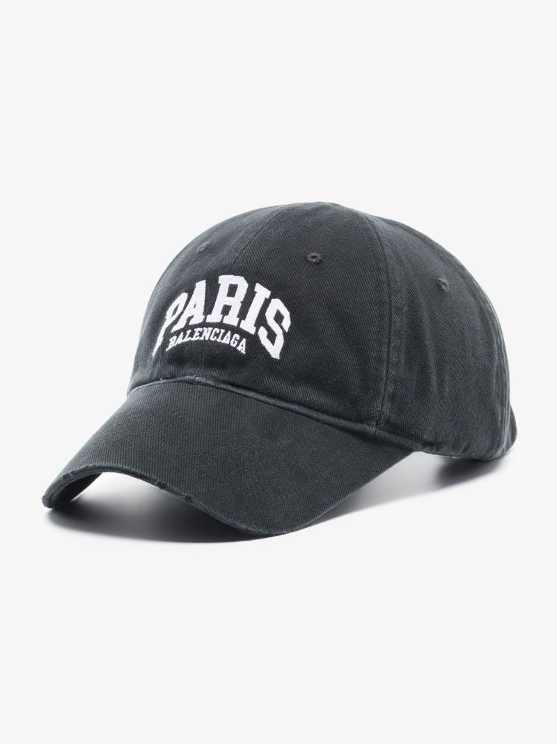 Black Cities Paris Cotton Baseball Cap