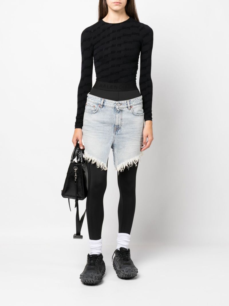 Black Bb Monogram Top